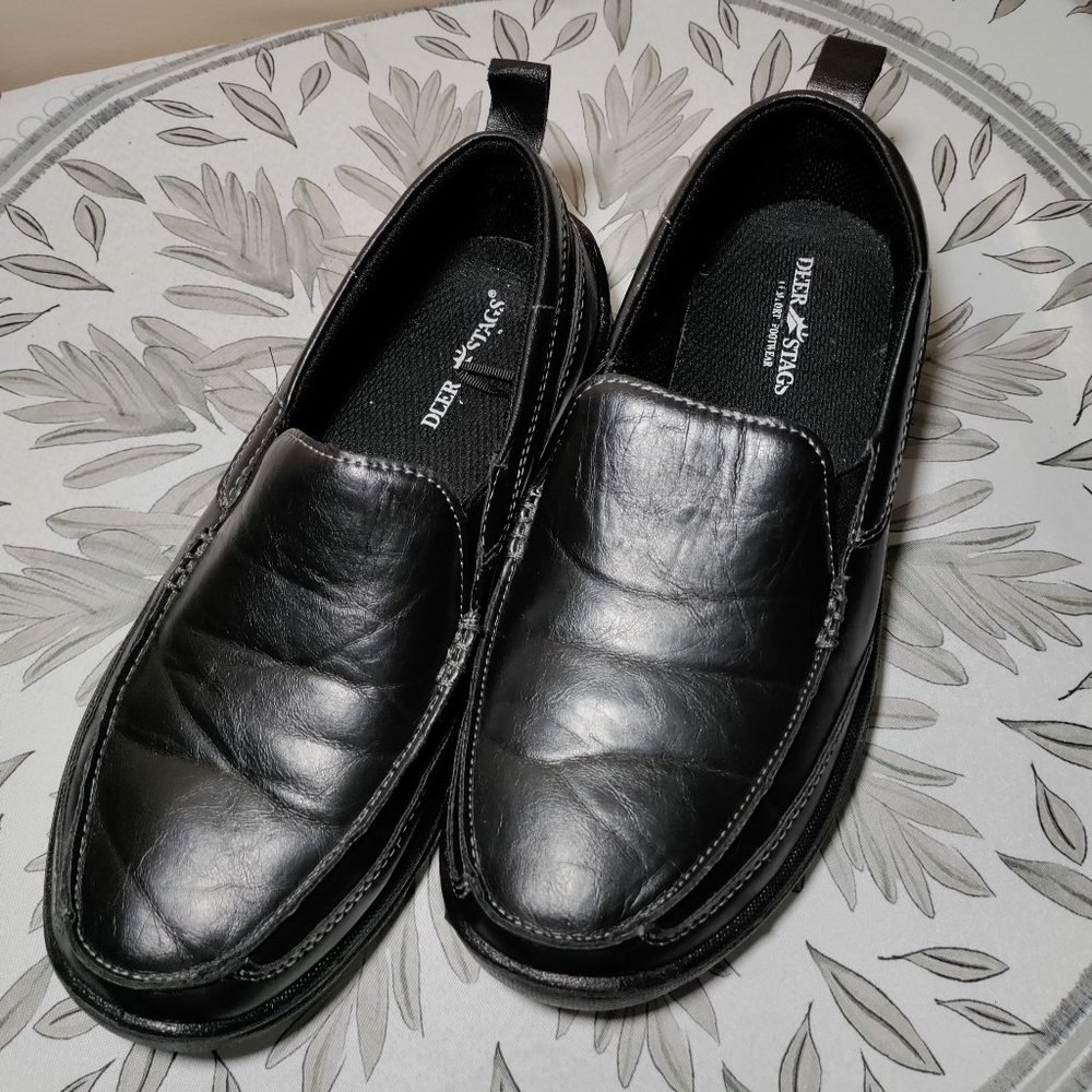 Deer Stags Zesty Black  Loafers